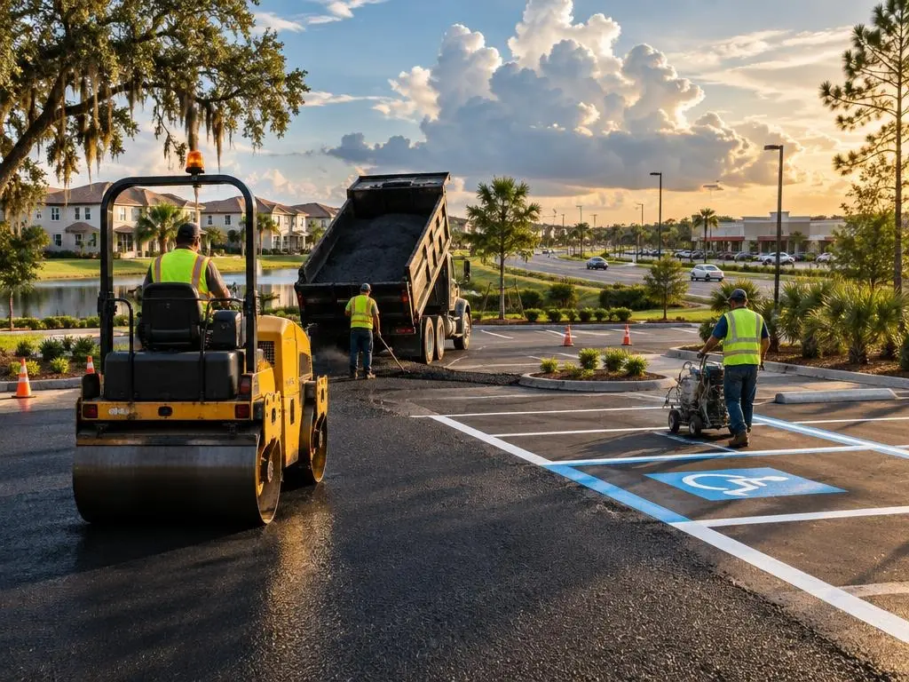 Parking Lot Paving & Striping in Riverview, FL